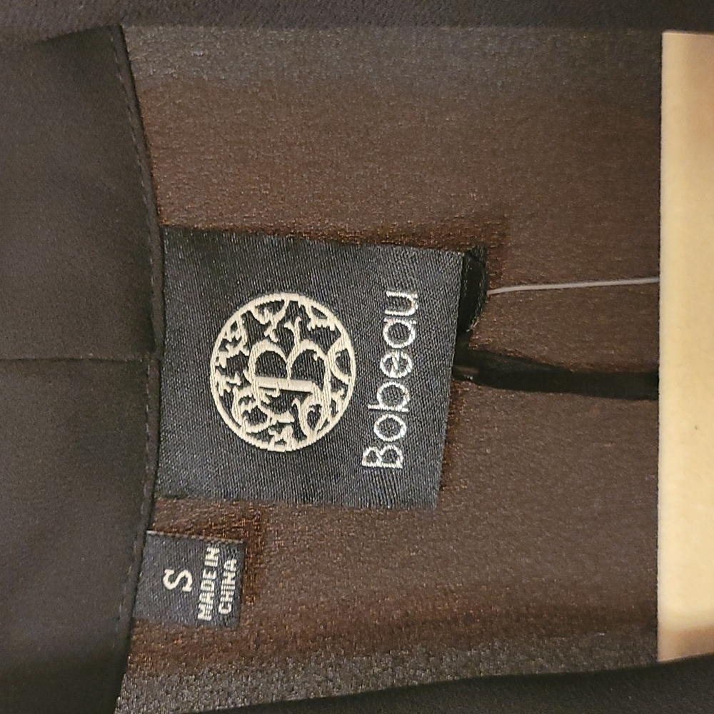 Bobeau light weight draped jacket. Black size small - Picture 3 of 9